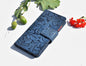 Damen Leder Handyhülle für Xiaomi Redmi Note 13 - Damascena Blue