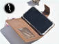 Braune Leder Handyhülle für iPhone 15 Pro