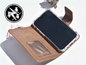 Braune Leder Handyhülle für iPhone 12