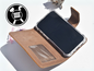Braune Leder Handyhülle für iPhone 13 Pro