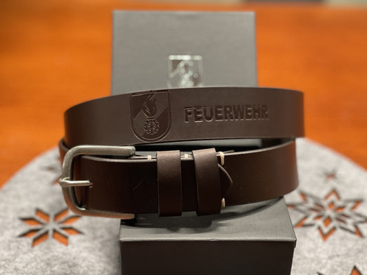 Ledergürtel für Feuerwehr H3