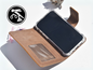 Braune Leder Handyhülle für Samsung Galaxy A32 2021