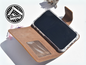 Braune Leder Handyhülle für iPhone 13