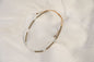 Miyuki ARMBAND Saturn - braun