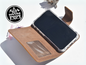 Braune Leder Handyhülle für Iphone 16