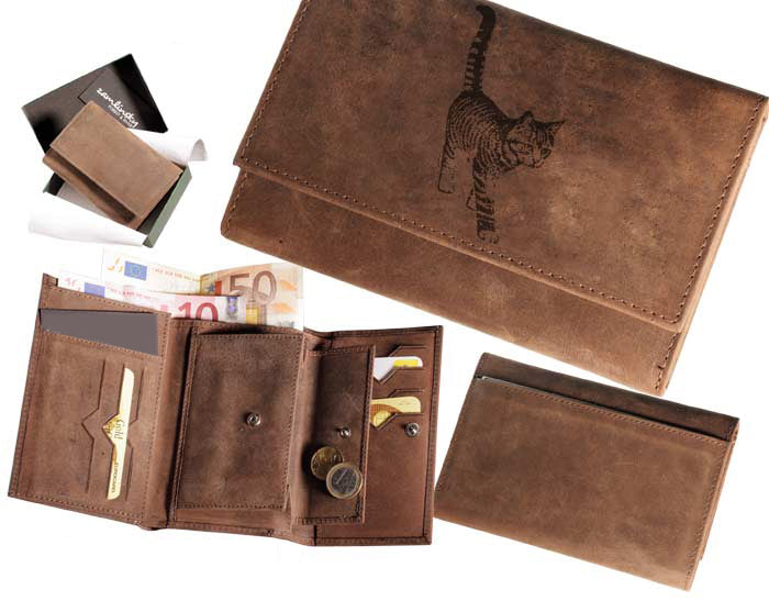 	Brieftasche Katze