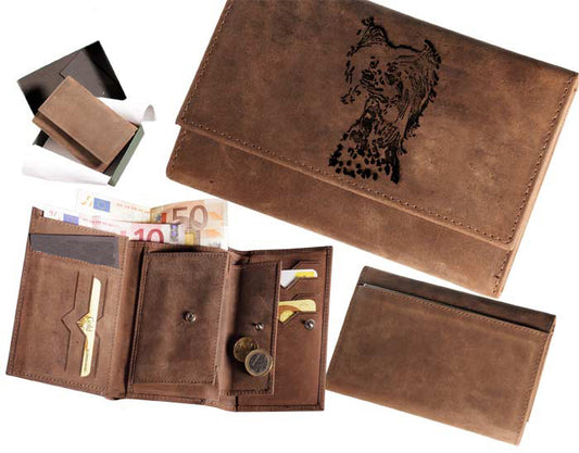 	Damen Geldbörse Schopfhund
