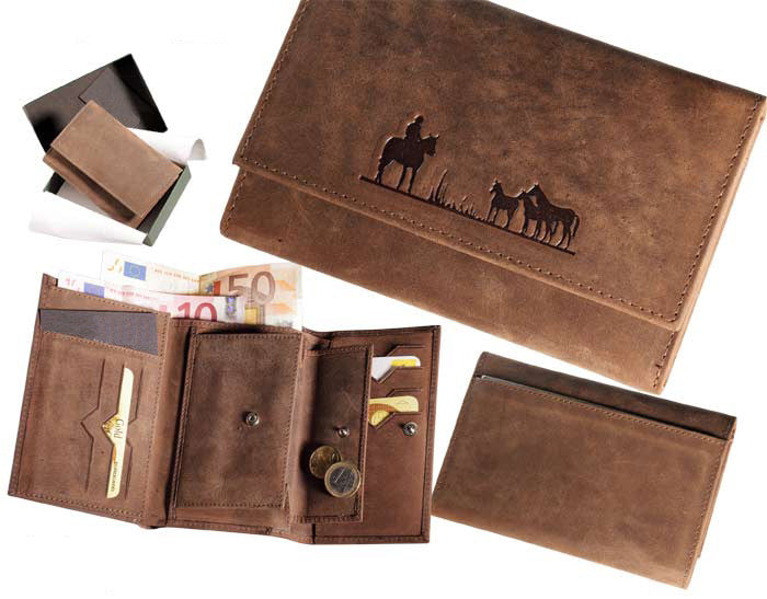 	Brieftasche Pferde