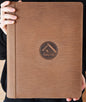 Leder A4 - Schreibmappe / Mappe Parkettleger