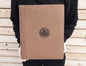 Leder A4 - Schreibmappe / Mappe Fliesenleger