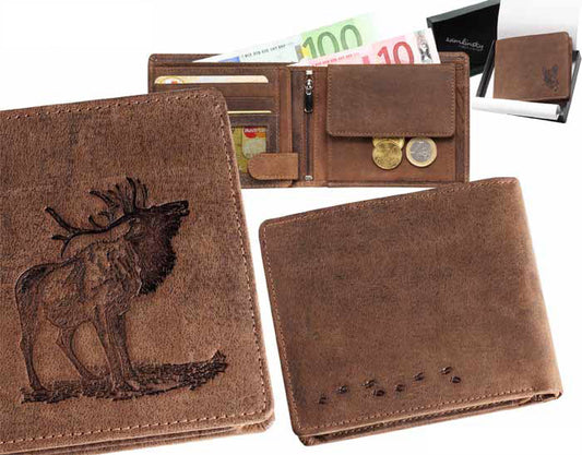 	Portemonnaie Jäger röhrender Hirsch